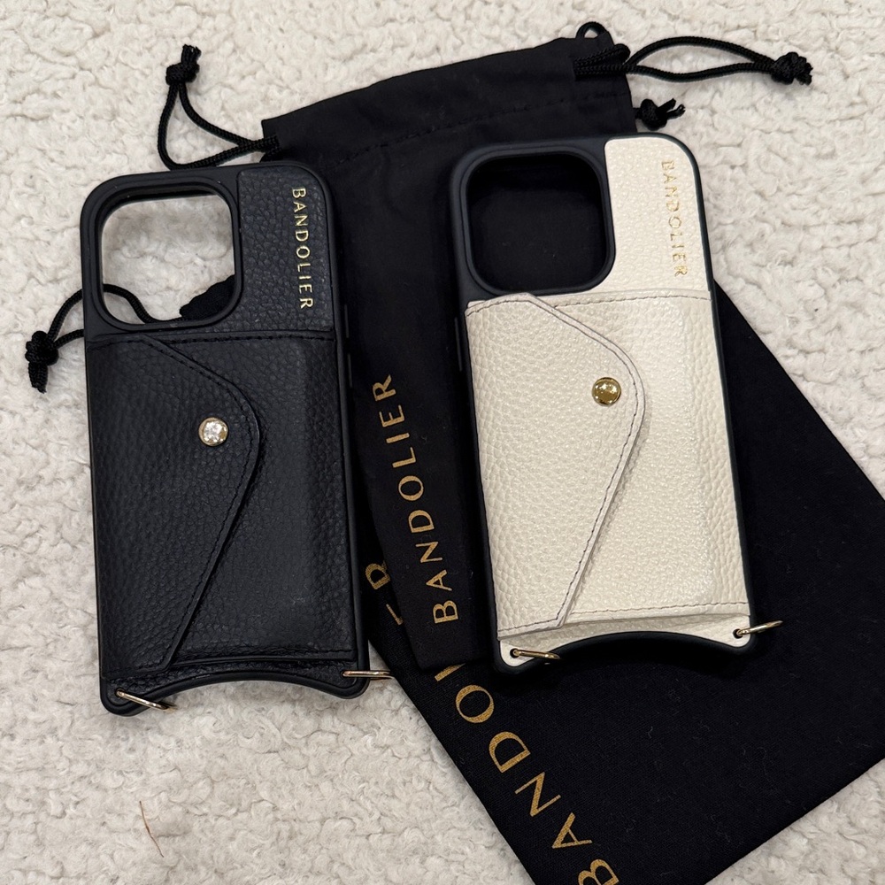 Bandolier Black and Cream Phone Cases